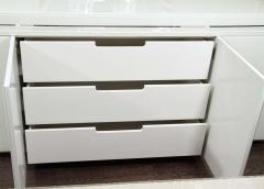 Custom Reverse Painted Glass Sideboard - 3100862
