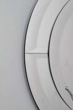 Custom Round Clear Mirror in the Manner of Karl Springer - 3101278