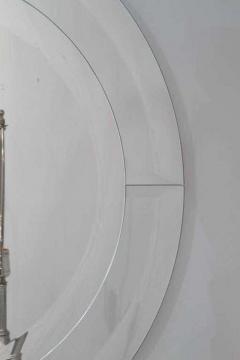 Custom Round Clear Mirror in the Manner of Karl Springer - 3101279