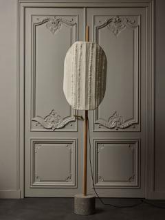 Custom Servomuto Flag Floor Lamp with Loop Shade - 4715916