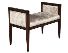 Custom Solid Walnut Bench Hall Seat - 2537953