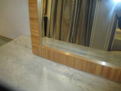 Custom Straw Marquetry Mirror - 344744
