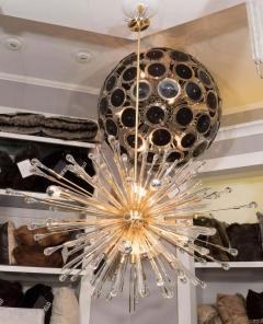 Custom Teardrop Oval Sputnik Chandelier in Brass - 3118793