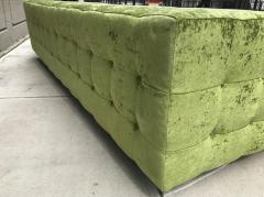 Custom Tufted Green Velvet Sofa Flavor Custom Design - 421587