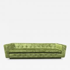 Custom Tufted Green Velvet Sofa Flavor Custom Design - 421886