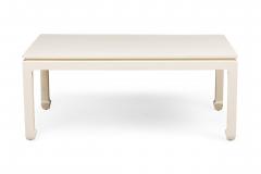 Customizable Asian Contemporary Ming Style Painted Raffia Wrapped Coffee Table  - 4656286