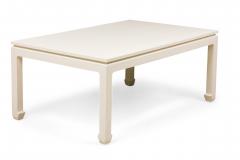 Customizable Asian Contemporary Ming Style Painted Raffia Wrapped Coffee Table  - 4656288