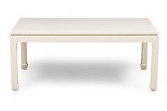 Customizable Asian Contemporary Ming Style Painted Raffia Wrapped Coffee Table  - 4656289