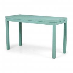 Customizable Asian Contemporary Style Painted Raffia Wrapped Console Table Made - 4708495