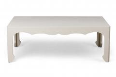 Customizable Asian Style Painted Raffia Wrapped Coffee Table Made to Order  - 4171867