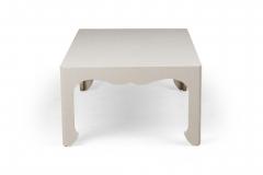Customizable Asian Style Painted Raffia Wrapped Coffee Table Made to Order  - 4171868