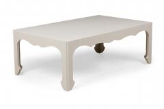 Customizable Asian Style Painted Raffia Wrapped Coffee Table Made to Order  - 4171869