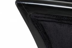 Customizable French Art Deco Lacquered and Upholstered Sleigh Recamier Made to - 4630911
