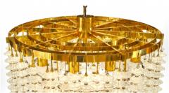 Customizable Italian Bubble Glass and Brass Chandeliers Made to Order  - 4161890