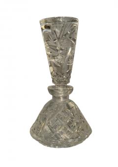 Cut Glass Perfume Bottle - 4281576