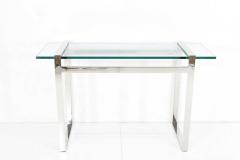 Cy Mann Glass and Chrome Console - 1260792