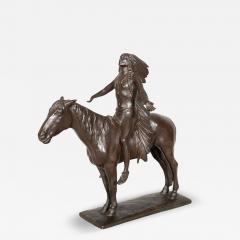 Cyrus Edwin Dallin Bronze Appeal To The Great Spirit By Cyrus Edwin Dallin Gorham Foundry - 4465469