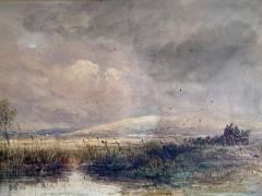 D Cox A Passing Storm Watercolour By D Cox 1783 1859 - 3591625
