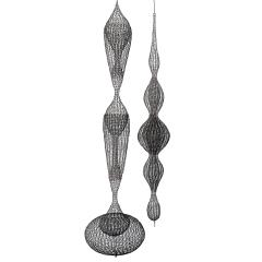 D Lisa Creager DLisa Creager Woven Wire Hanging Sculpture - 1074745