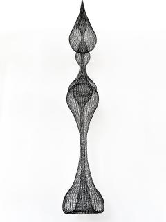 D Lisa Creager DLisa Creager Woven Wire Hanging Sculpture 72  - 2943973