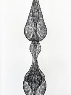 D Lisa Creager DLisa Creager Woven Wire Hanging Sculpture 72  - 2943974