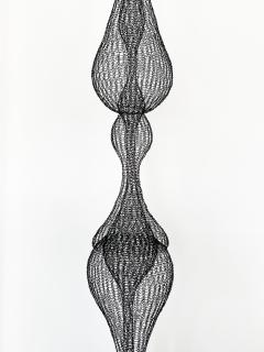 D Lisa Creager DLisa Creager Woven Wire Hanging Sculpture 72  - 2943975