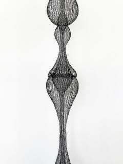 D Lisa Creager DLisa Creager Woven Wire Hanging Sculpture 72  - 2943978