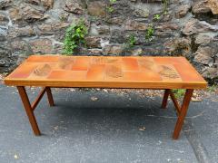DANISH MID CENTURY MODERN TILE AND TEAK CONSOLE BY TRIOH - 2538867