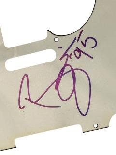 DAVID BOWIE AUTOGRAPHED PICKGUARD - 4694258