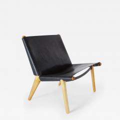 DEREK MCLEOD Leather sling chair - 2932524