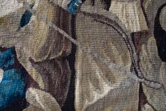DIANA AND HER BOW AUBUSSON TAPESTRY FRAGMENT MID 18TH CENTURY - 705121