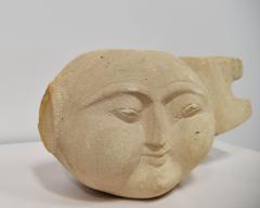 DIRACCA SCULPTURE Hand Carved Stone Head SPAIN  - 3100802