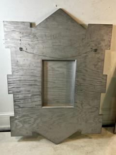 DRAMATIC MONUMENTAL MODERN FACETED MIRROR - 2858707