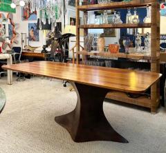 Dade County Pine Sculptural Studio Dining Table Ray Pirello Woodworking - 3532594