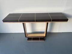 Dakota Jackson American Modern Dark Mahogany and Birch Console Table Dakota Jackson - 4602152