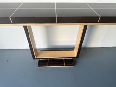 Dakota Jackson American Modern Dark Mahogany and Birch Console Table Dakota Jackson - 4602187