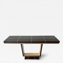 Dakota Jackson American Modern Dark Mahogany and Birch Console Table Dakota Jackson - 4604665