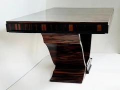 Dakota Jackson Dakota Jackson Macassar Ebony Dining Table Art Deco Style Newly Refinished - 4147078