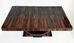 Dakota Jackson Dakota Jackson Macassar Ebony Dining Table Art Deco Style Newly Refinished - 4147082