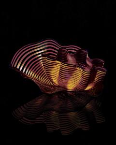 Dale Chihuly Amber Plum Seaform - 2543792