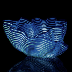 Dale Chihuly Capri Blue Seaform - 3149463