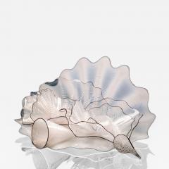 Dale Chihuly Cloud White Persian Set with Jet Black Lip Wraps 2015 - 4345201