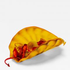 Dale Chihuly Deep Yellow and Scarlet Seaform Set 2000 - 4344531