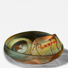 Dale Chihuly Golden Celadon Basket Set with Drawing Shards 2017 - 4345200