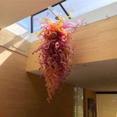 Dale Chihuly Pink Yellow Chandelier 2002 - 4098214