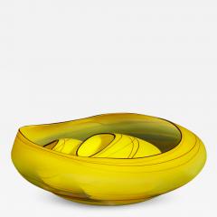 Dale Chihuly Saturn Yellow Basket Studio Edition - 2997398