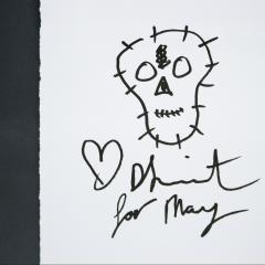 Damien Hirst Damien Hirst Original Signed and Dedicated Framed Marker on Paper Drawing - 1967013