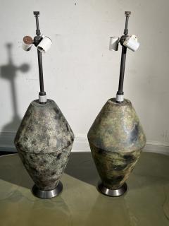 Damon Giffard EXCEPTIONAL PAIR OF MID CENTURY SCULPTURAL LAMPS BY DAMON GIFFARD - 2811032