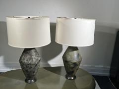 Damon Giffard EXCEPTIONAL PAIR OF MID CENTURY SCULPTURAL LAMPS BY DAMON GIFFARD - 2811039