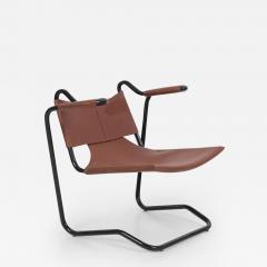 Dan Johnson Dan Johnson Leather Sling Chair - 2790979